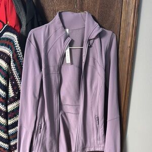 lululemon athletica Purple Sweatshirt Lightweight Fitted Design